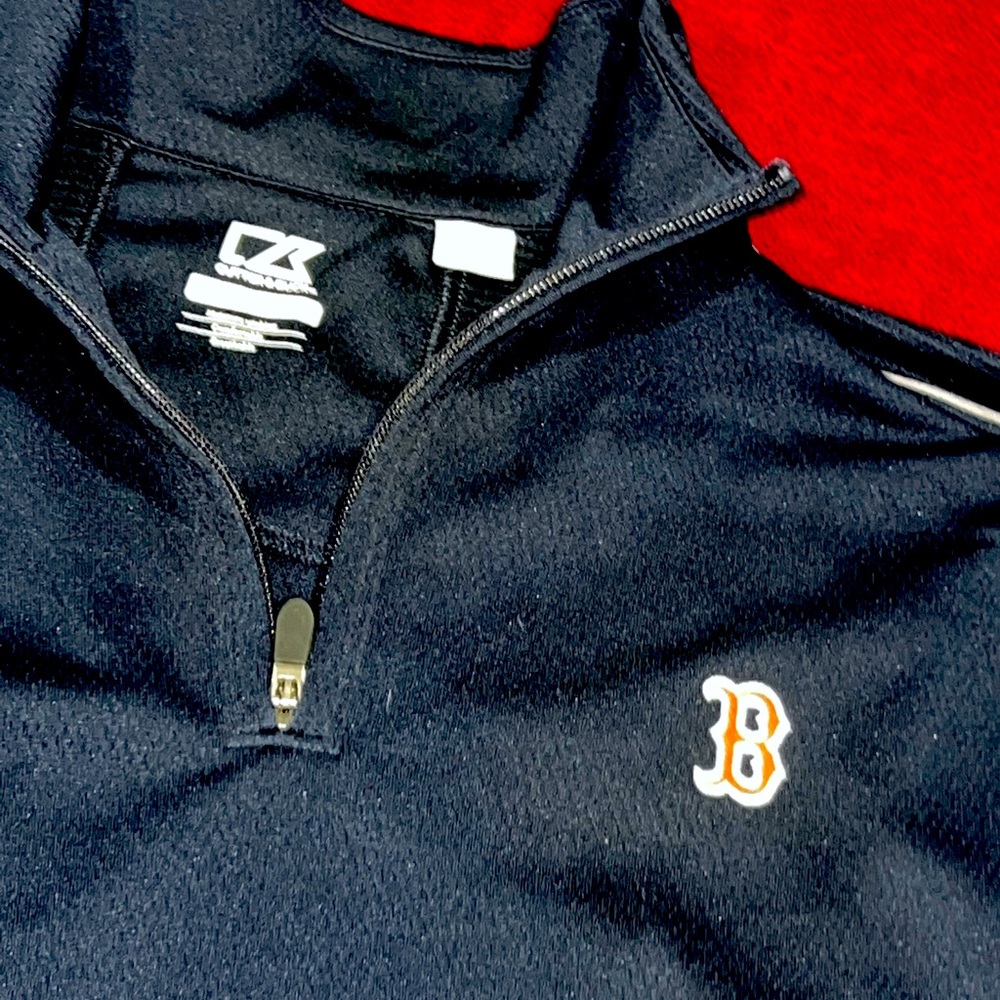 Boston Red Sox quarter 1/4 zip pullover NWOT